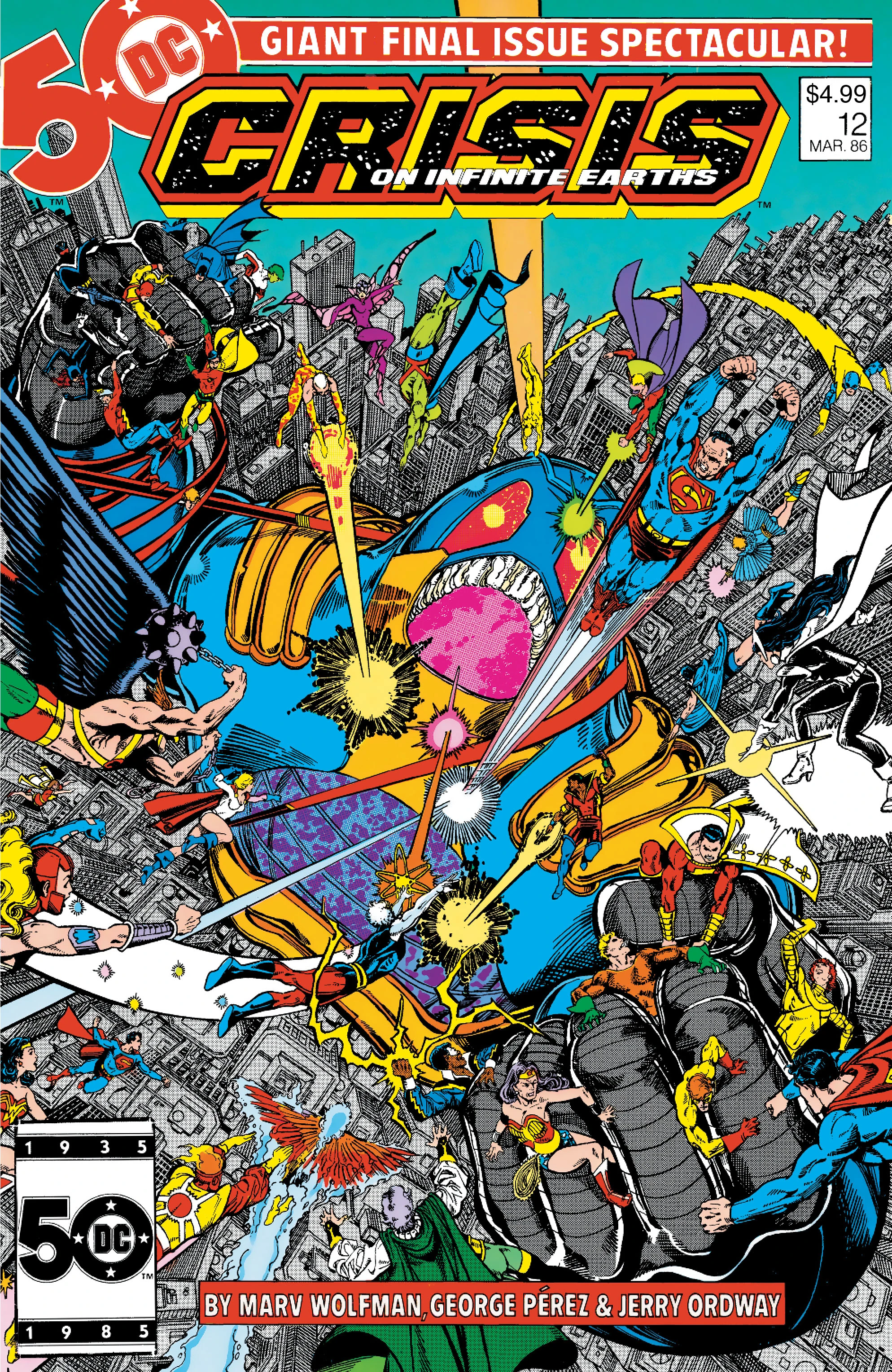Facsimile Edition: Crisis on Infinite Earths (2025) #12 | DC
