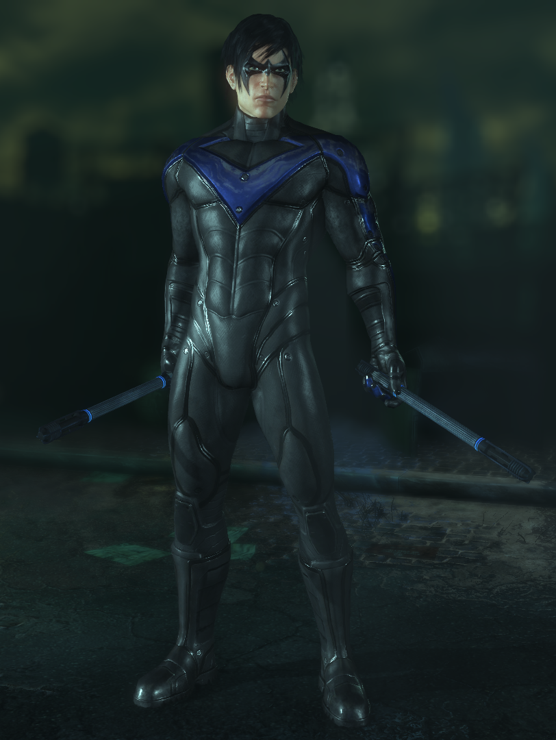 nightwing arkham city skins