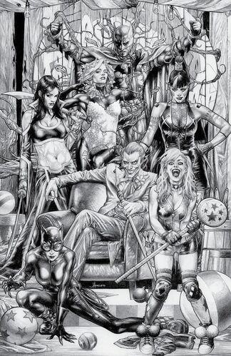 Unknown Comics Exclusive B&W Jay Anacleto Variant