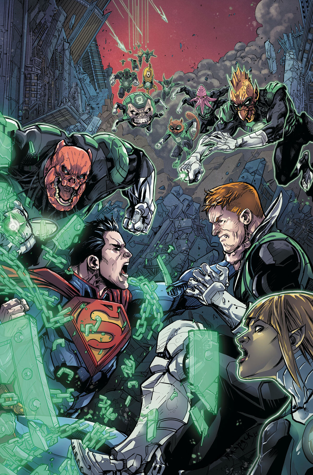 Superman Vs Green Lantern Comic