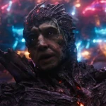 In costume as the Flash of the altered timeline The Flash (2023)