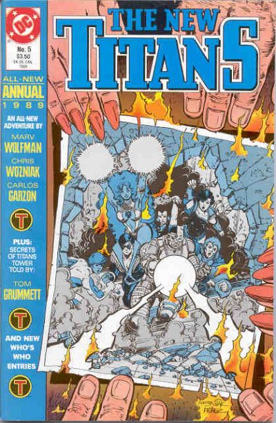 USA, 1989 New Titans Annual # 5