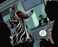 Trigon tempts Amanda Waller with a deal.