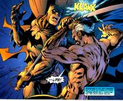 Batman and Ra's fight to death
