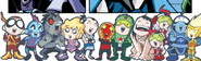 Bushido Teen Titans (TV Series) Comics-only chibi version