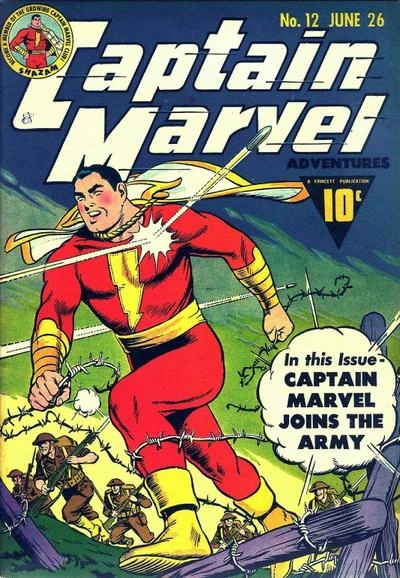 Captain Marvel Adventures Vol 1 12 Dc Database Fandom Captain marvel didn't appear in comics for more than a decade before marvel comics trademarked the name in 1967.