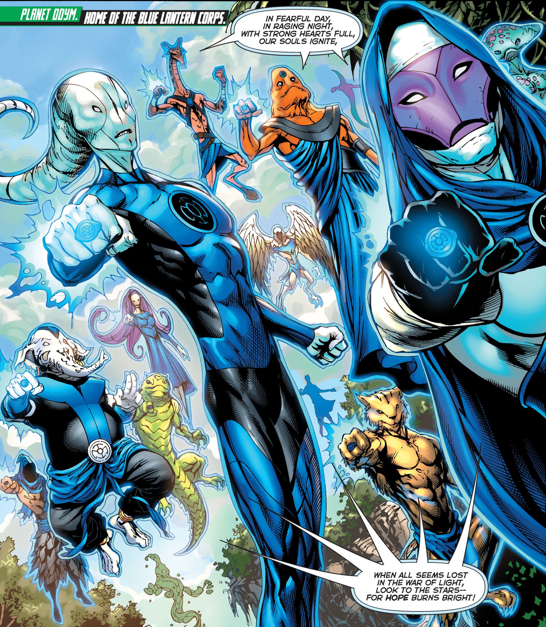 blue lantern spiderman