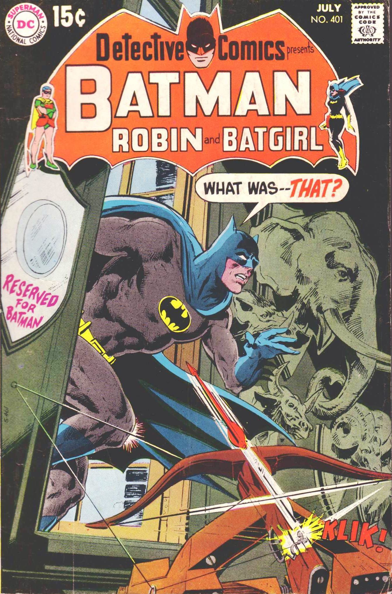 Detective Comics Vol 1 401 | DC Database | Fandom