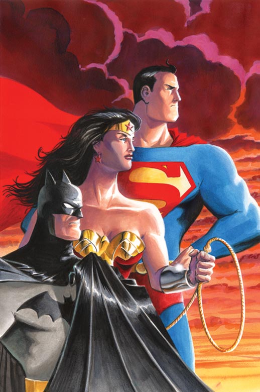 Wonder woman and superman