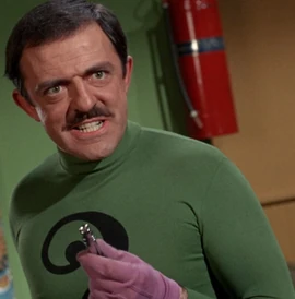 John Astin as the Riddler.