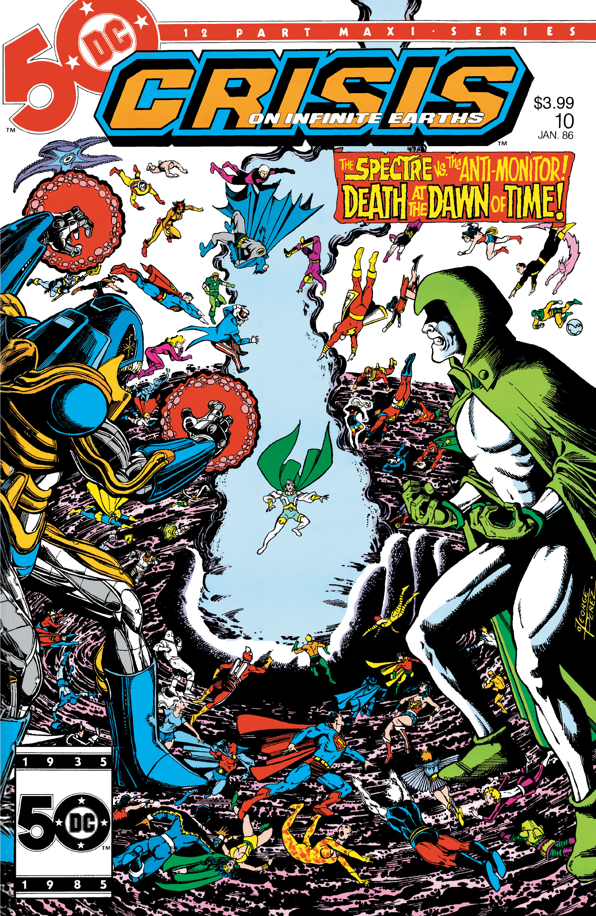 NEMESIS「Negative Infinity」EARTH CRISIS Facsimile Edition: Crisis on Infinite Earths Vol 1 10 | DC
