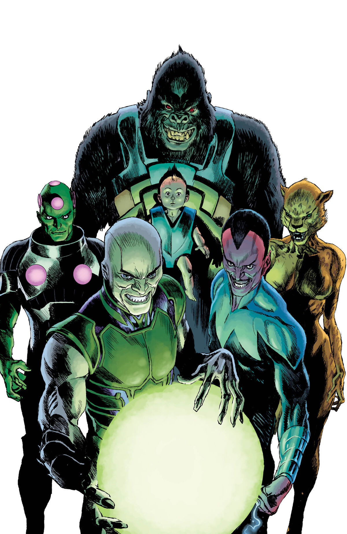 The Legion Of Doom Cast”  Dc comics art, Marvel superheroes