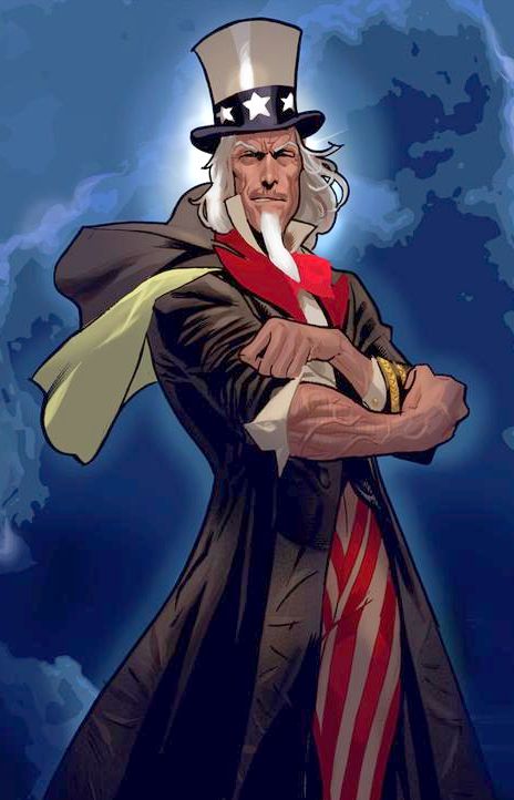 uncle sam full body cartoon