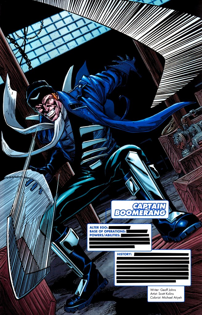 Captain Boomerang, Arkham Wiki