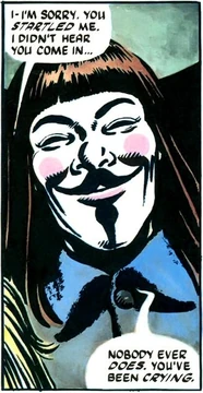 v per la graphic novel Vendetta