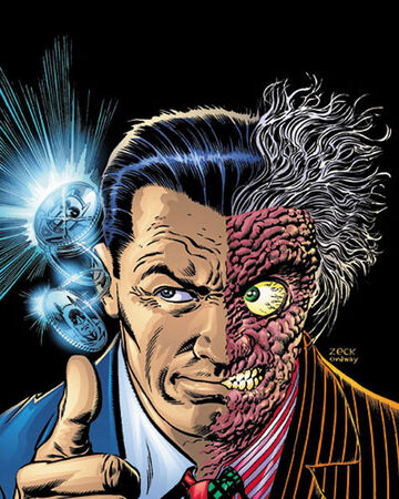 images Half Face Batman Villain harvey dent new earth dc database