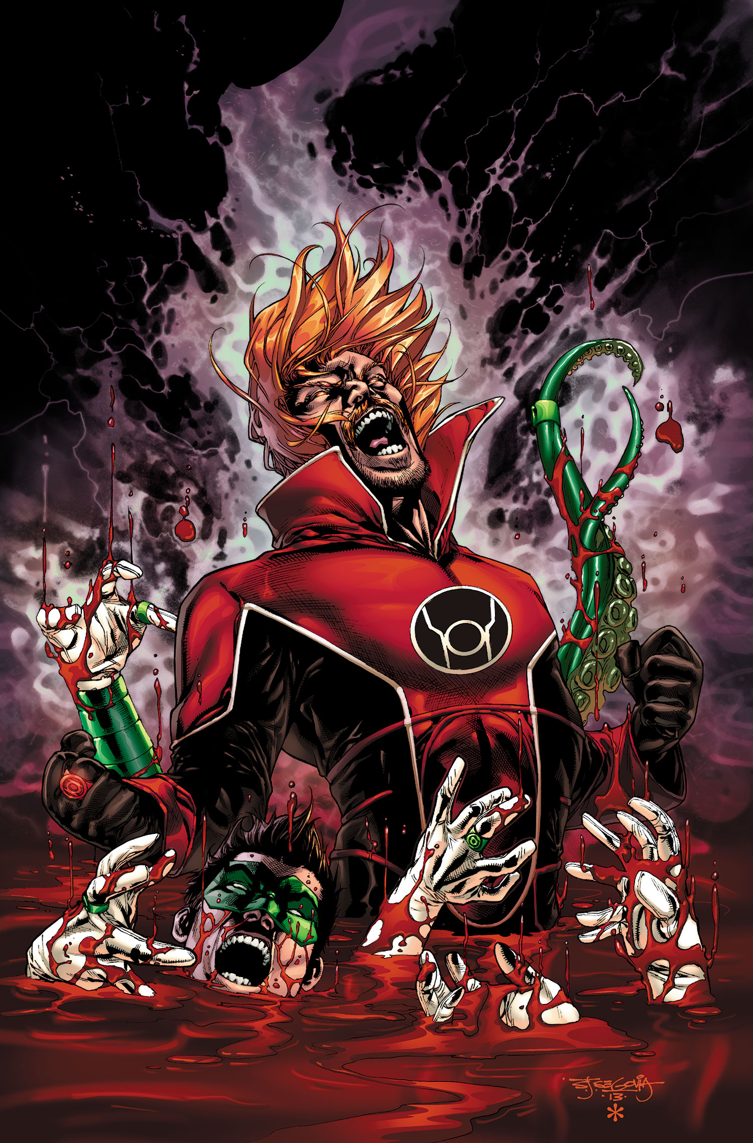 guy gardner red lantern ring