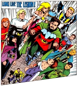 Legion of Super-Heroes Elseworlds Castles in the Air