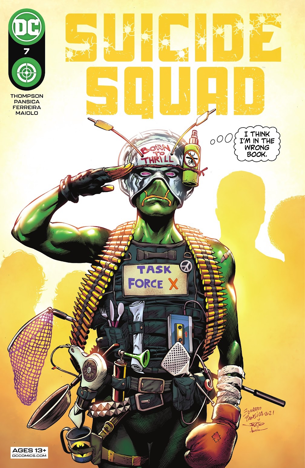 OCT190477 - SUICIDE SQUAD #1 CARD STOCK VAR ED - Previews World