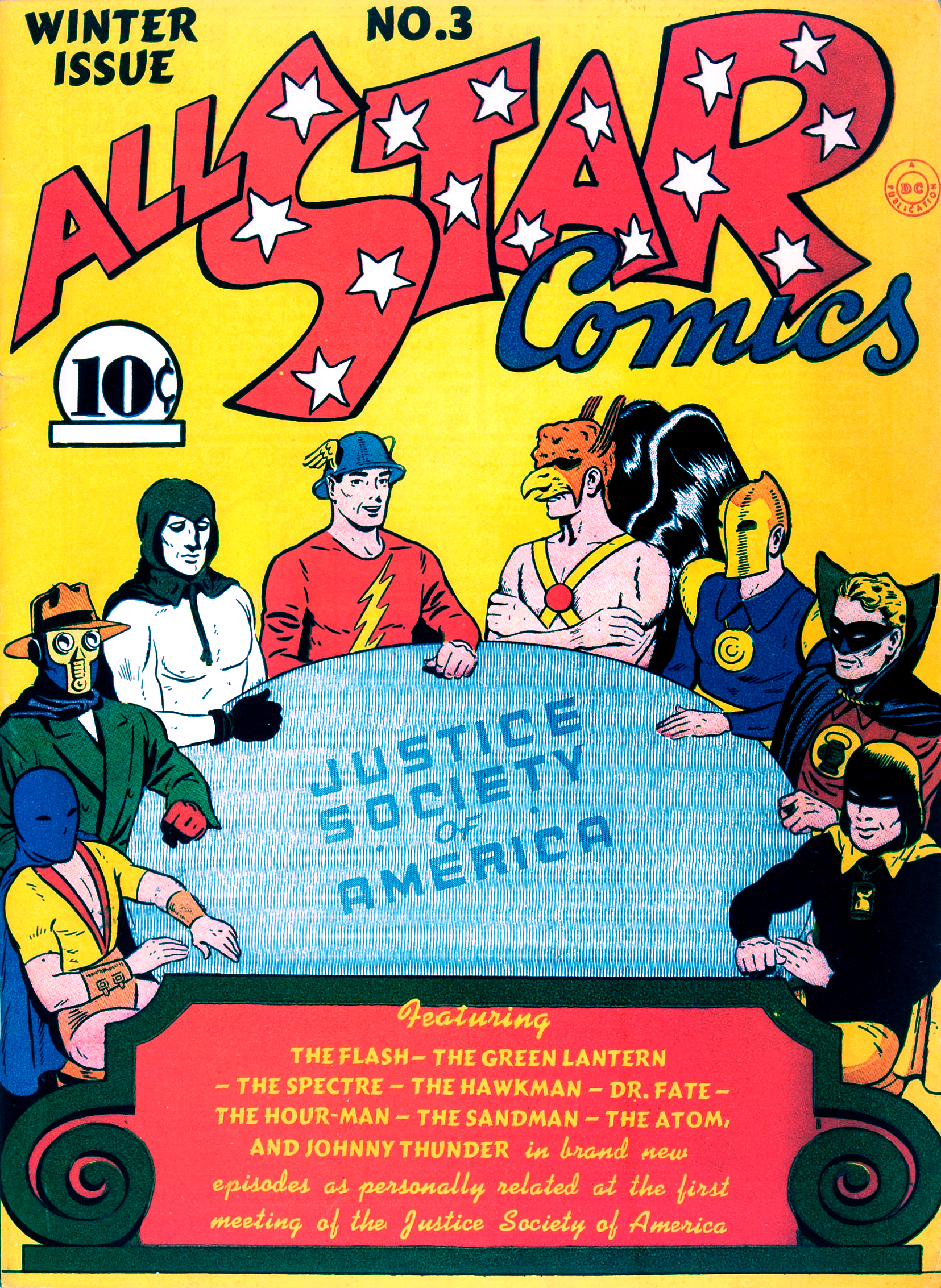 All-Star Comics Vol 1 3, DC Database