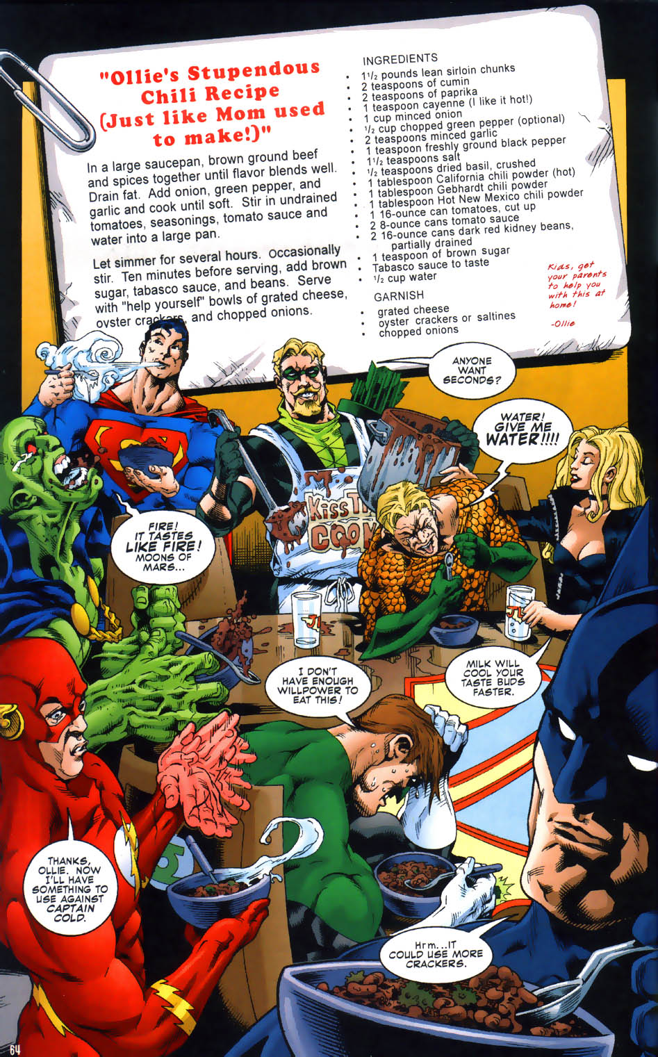 Green Arrow's Chili | DC Database | Fandom