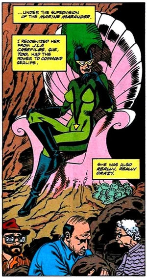  is a highly competitive marine biologist and in order to create a name for herself she developed new sea life dominating technology.