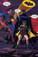Batman's new look and Robin (New Frontier)