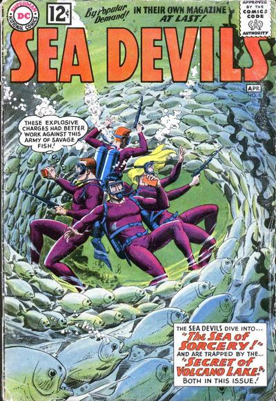 Lot - A group of DC Sea Devils and Showcase comics