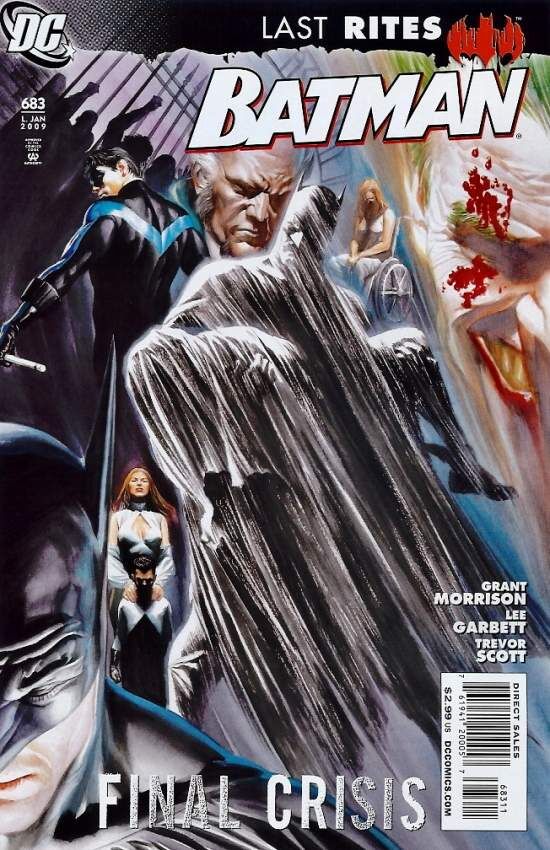 Batman #682 January 2009 DC Comics Last Rites Final Crisis Morrison Garbett 