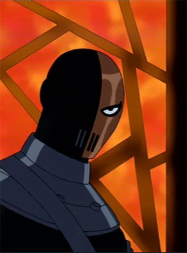 slade wilson unmasked teen titans