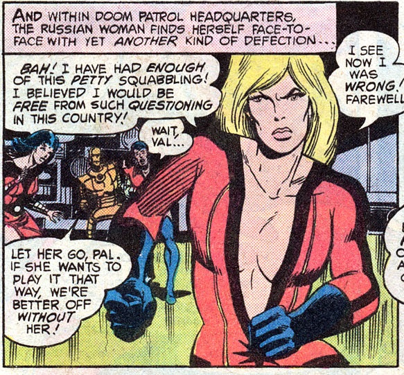 Doom Patrol #13 Negative Woman vs Man & Power Girl 1988 Comic DC Comics F