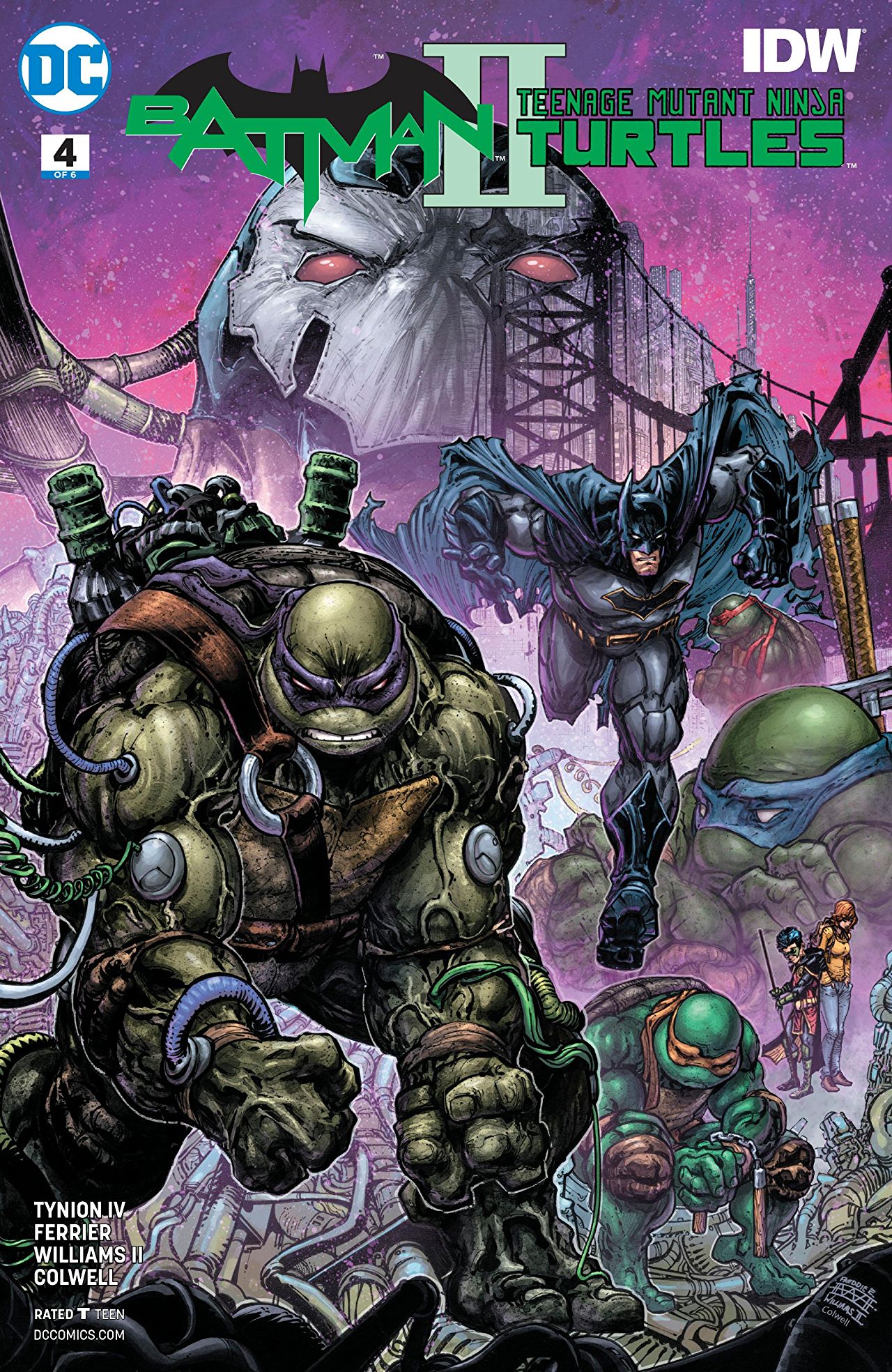 Batman Teenage Mutant Ninja Turtles II #4 Rare Eastman Variant DC IDW Comic VF+ 