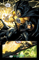 Batman wears the Yellow Ring