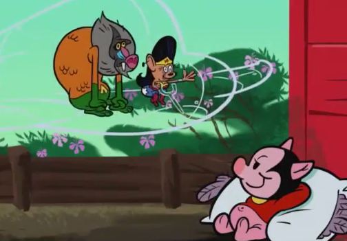Dc Nation S Farm League Shorts Episode When The League S Away Dc Database Fandom