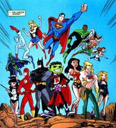 Justice League Teen Titans (TV Series) Comics-only