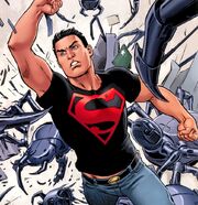 Superboy's third outfit joining the .