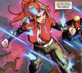 Caitlin and The Wildcats defend themselves against Althea Labs' Guards