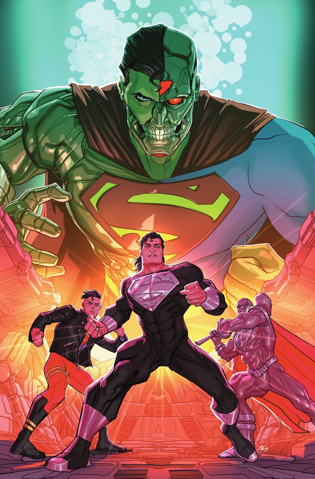 Dave's Comic Heroes Blog: Metallo The Man With The Kryptonite Heart