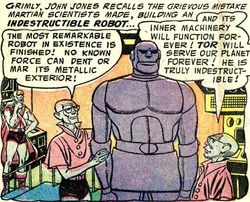 Tor Earth-One Martian Manhunter villain