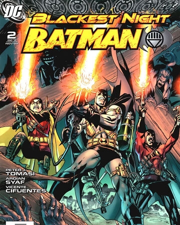 blackest night batman dc database