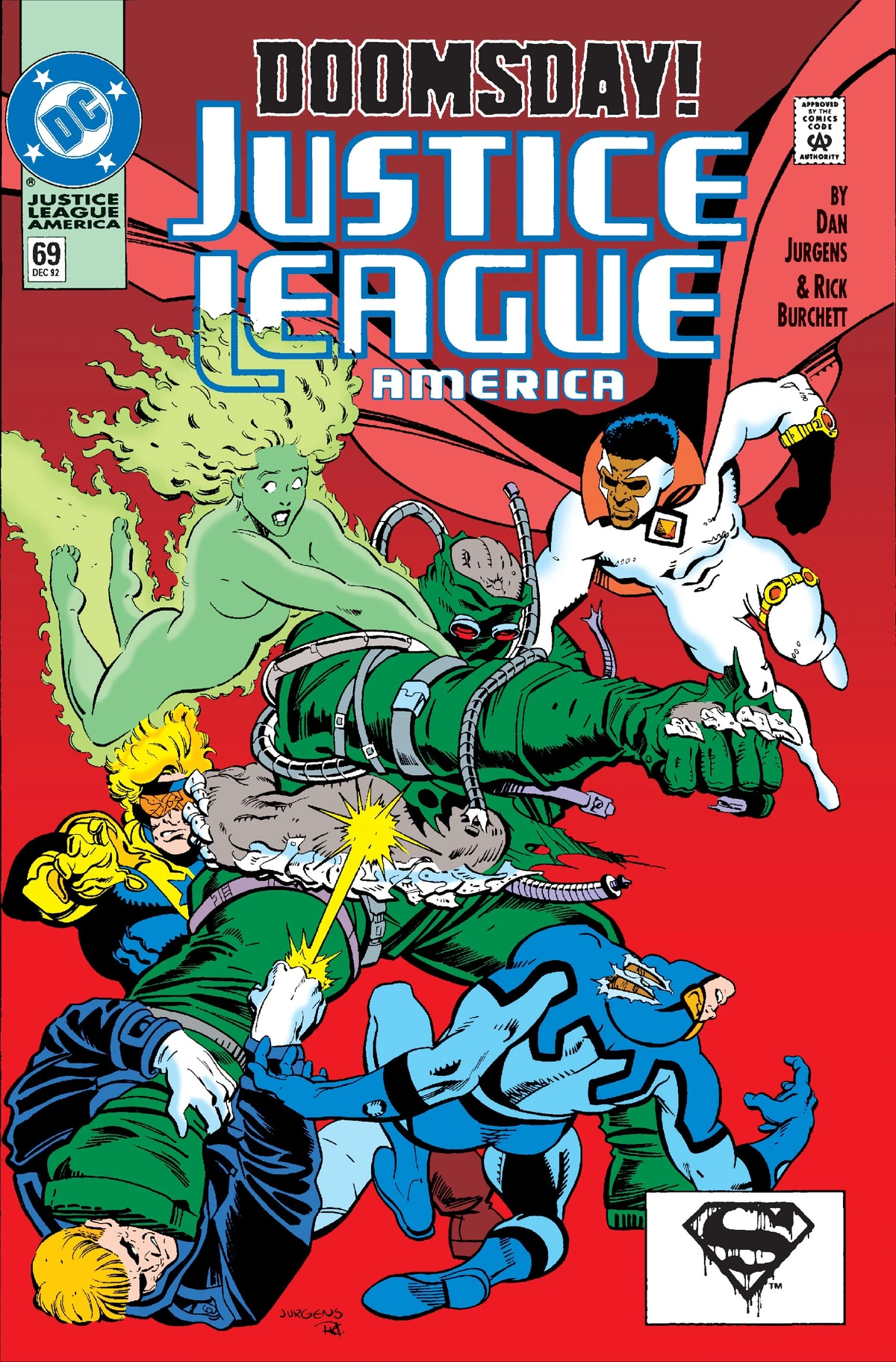 Justice League America Vol 1 69 DC Database Fandom