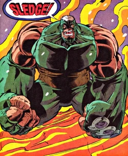 Sledge New Earth Guy Guardner villian