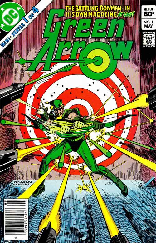 Who are all the characters on the Green Arrow #1 cover?