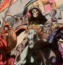 Death, the Horseman of the Apocalypse New Earth Four Horsemen