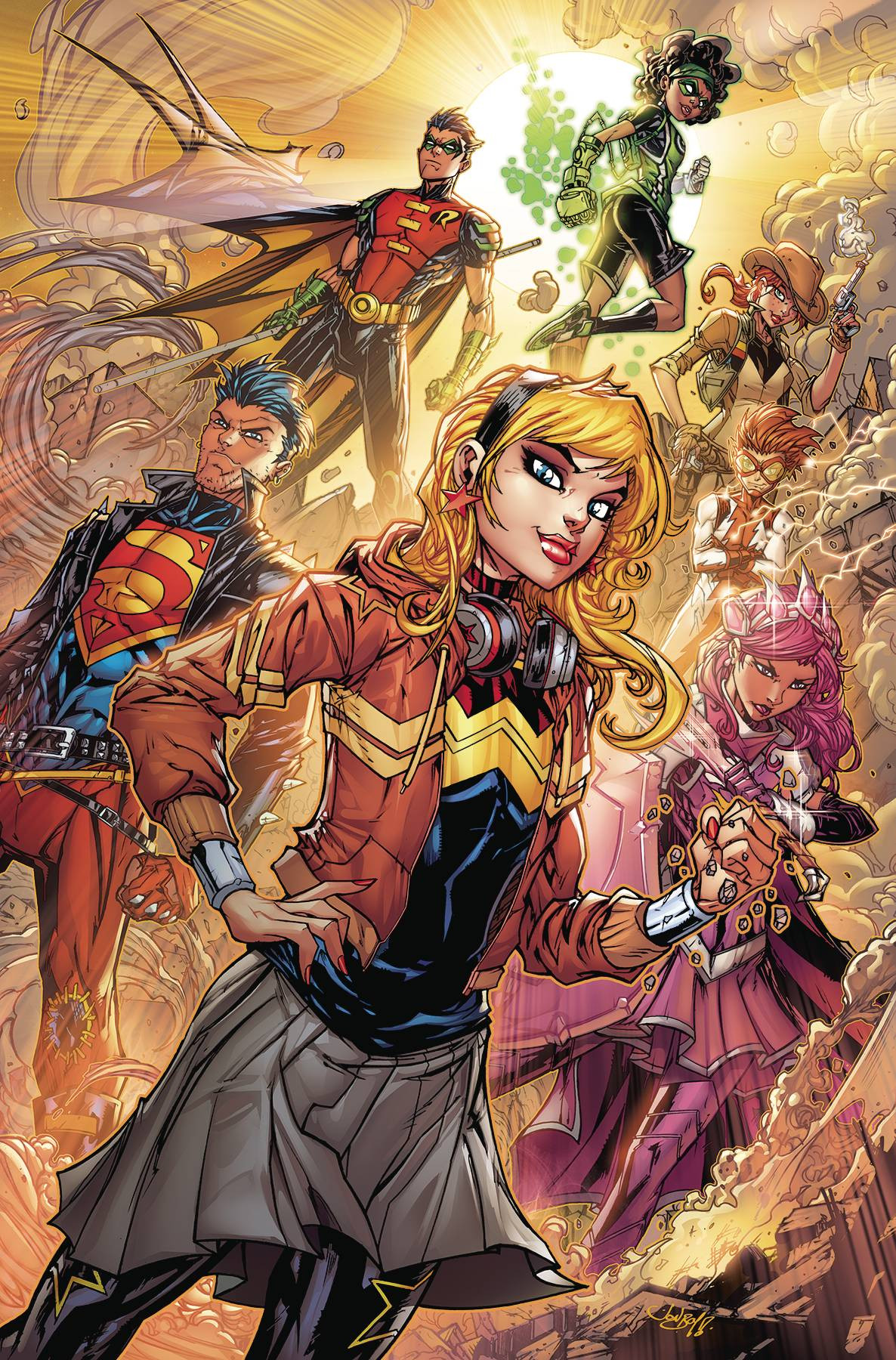 wonder girl young justice comic