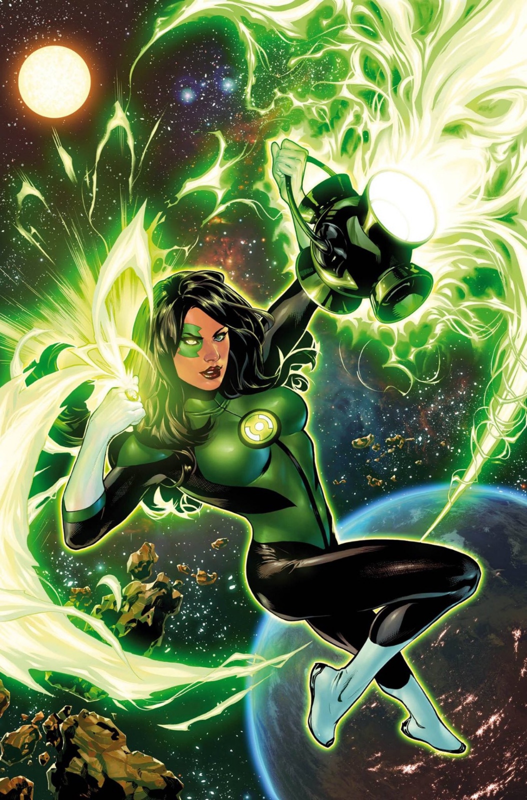 Who is Green Lanterns girlfriend comic?