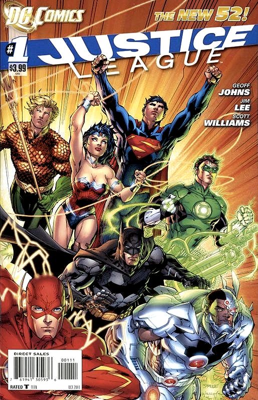 Justice League #2 New 52 Geoff Johns Jim Lee DC Comics