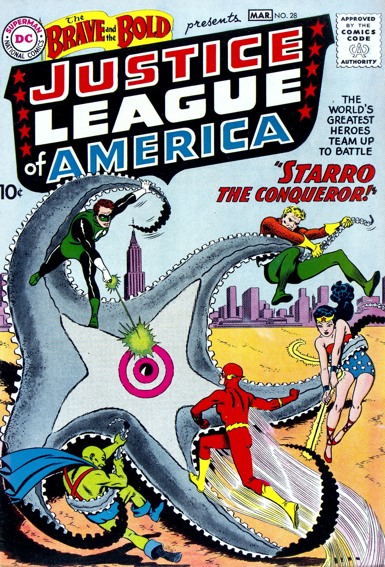 DC Collectible Comics drops THE BRAVE AND THE BOLD #28, featuring the first  appearance of the Justice League of America, as an ownable di