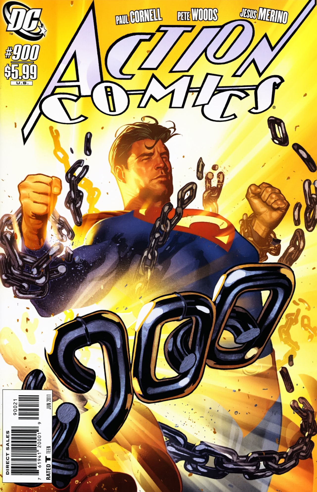 COMIC DC 2011 1st Print ACTION COMICS #900 