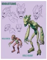 Kroloteans in Young Justice (TV Series); concept art by Jerome Moore